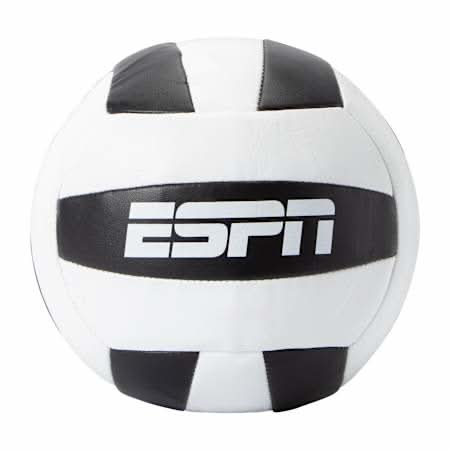 ESPN® Volleyball Black/White