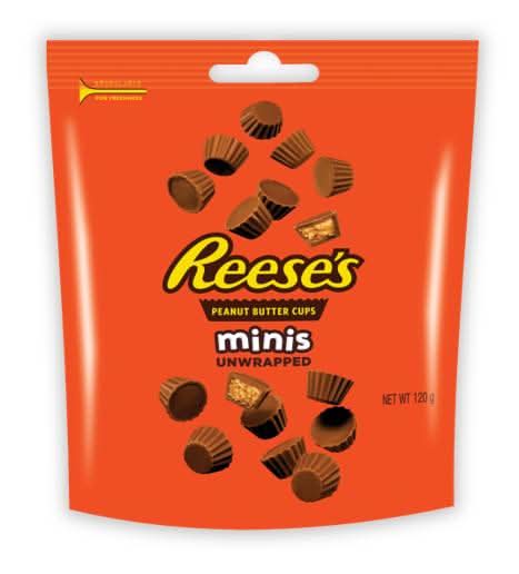 Reese's Minis Peanut Butter Cups Unwrapped 120g