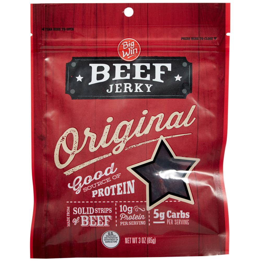 Big Win Beef Jerky Original (3 oz)