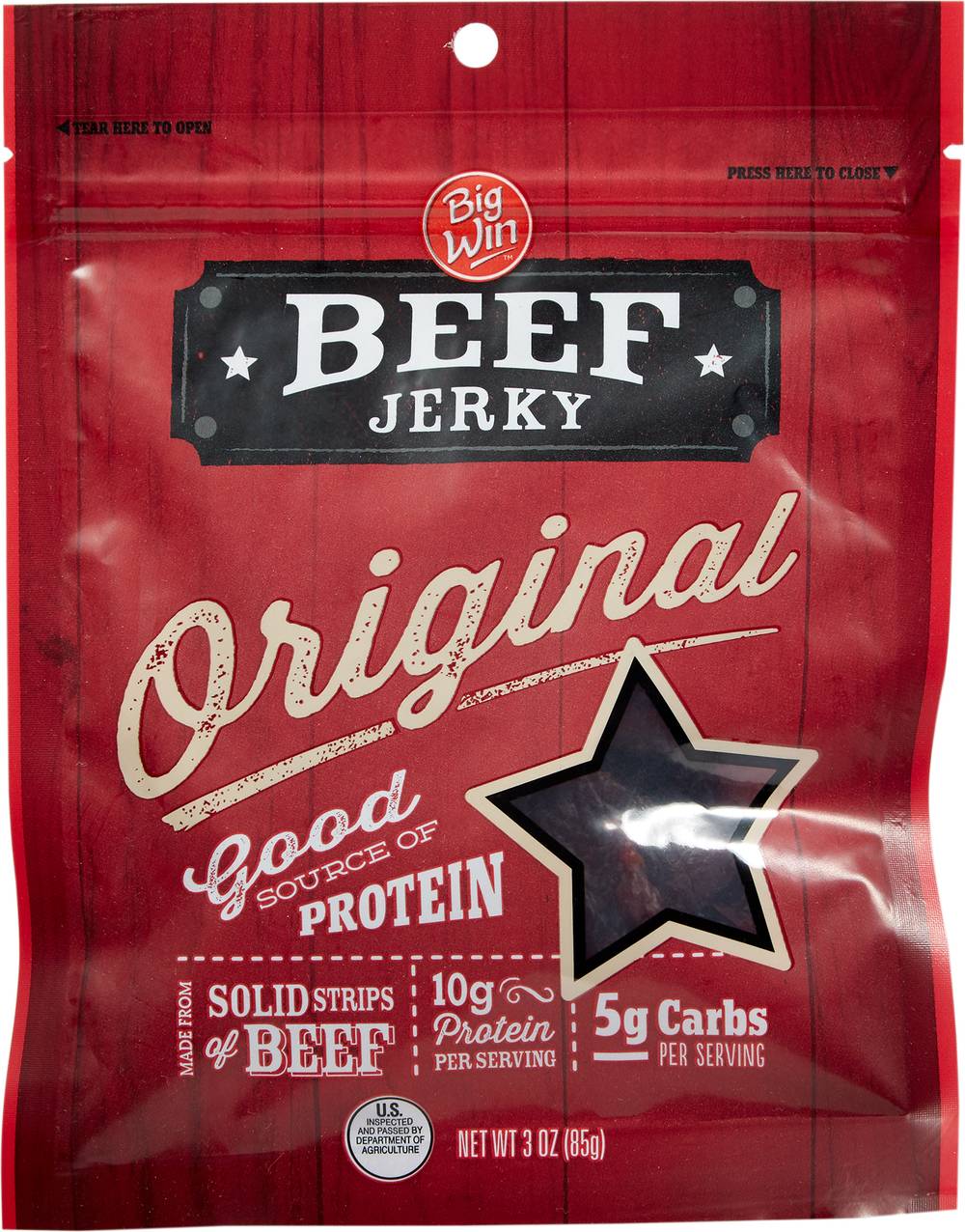 Big Win Original Beef Jerky (3 oz)