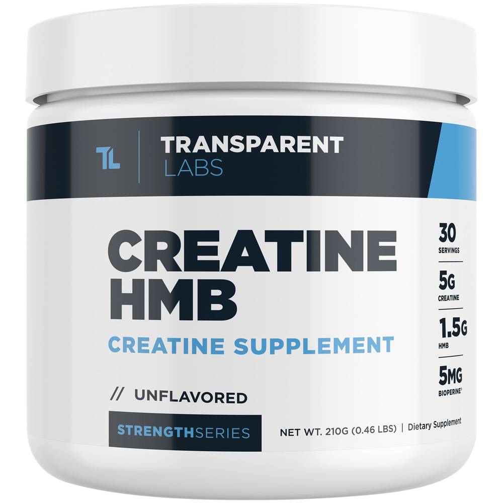 Transparent Labs Strengthseries Creatine Hmb Supplement (7.41 oz)