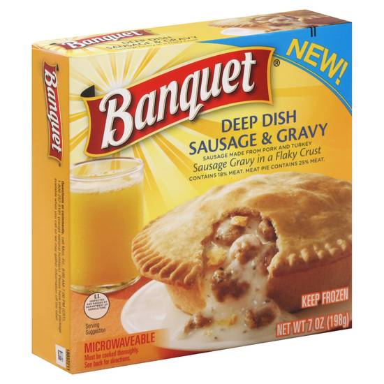 Banquet Sausage & Gravy Deep Dish (7 oz)