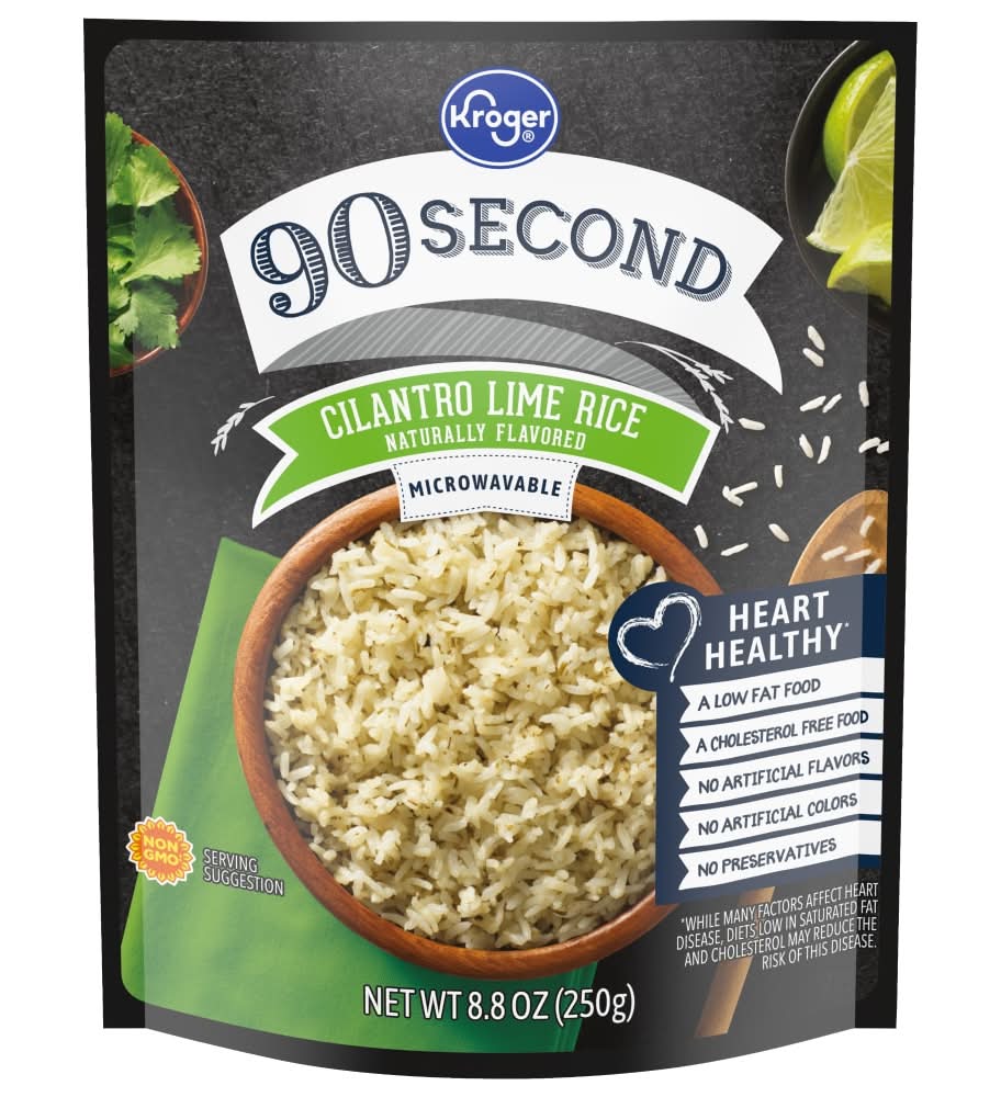Kroger 90 Second Rice, Cilantro Lime (8.8 oz)