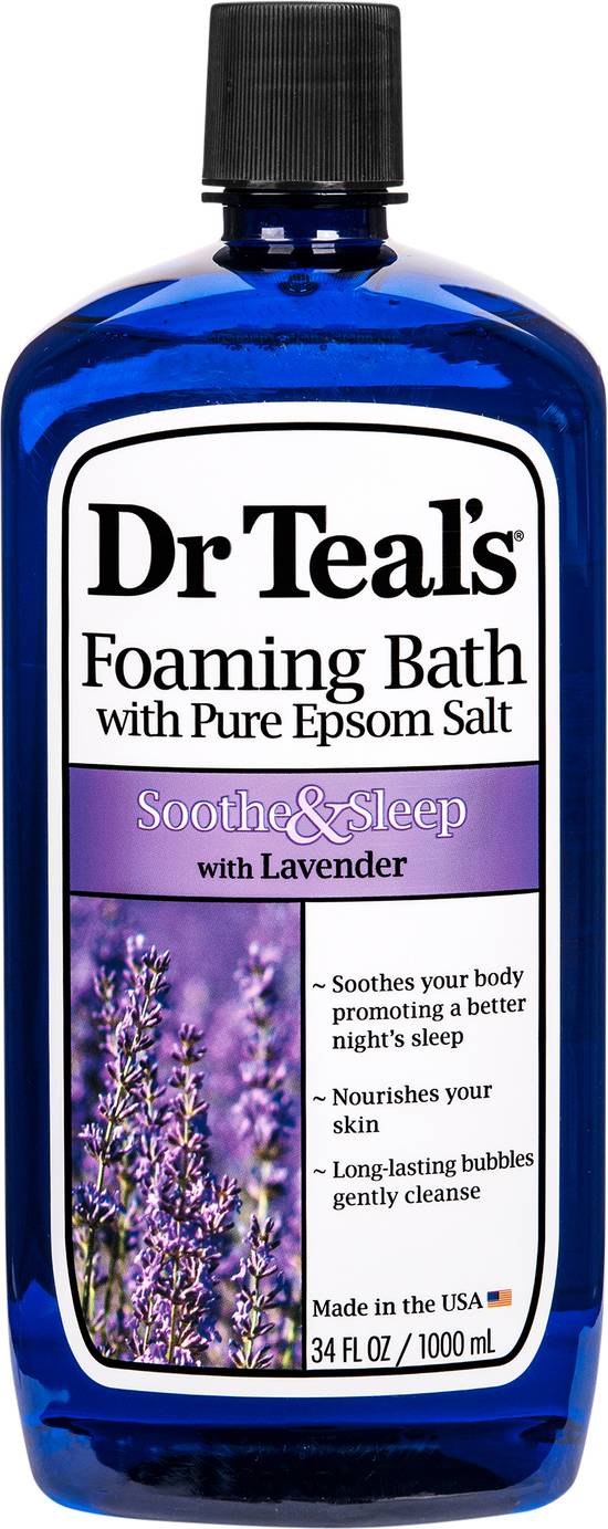 Dr Teal's Soothe & Sleep With Lavender Foaming Bath