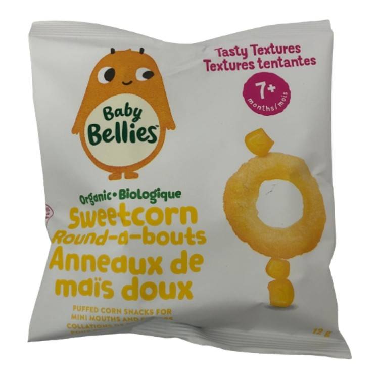 Baby Bellies Round-A-Bouts Sweetcorn (12 g)
