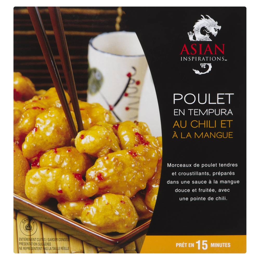 Asian Inspirations Poulet Tempura Mangue Chili 400 G / Asian Inspirations Frozen Mango Chili Tempura Chicken 400 g