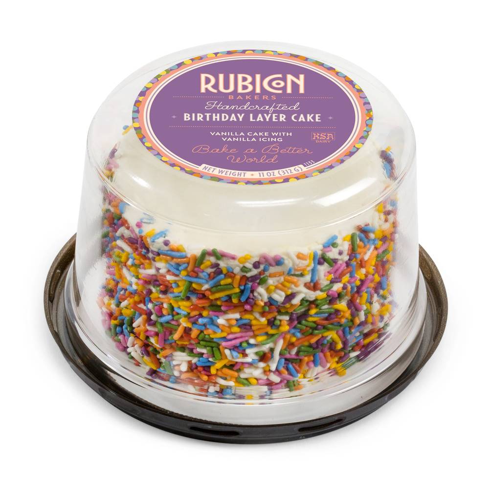 Rubicon Handcrafted Birthday Cake (11 oz)