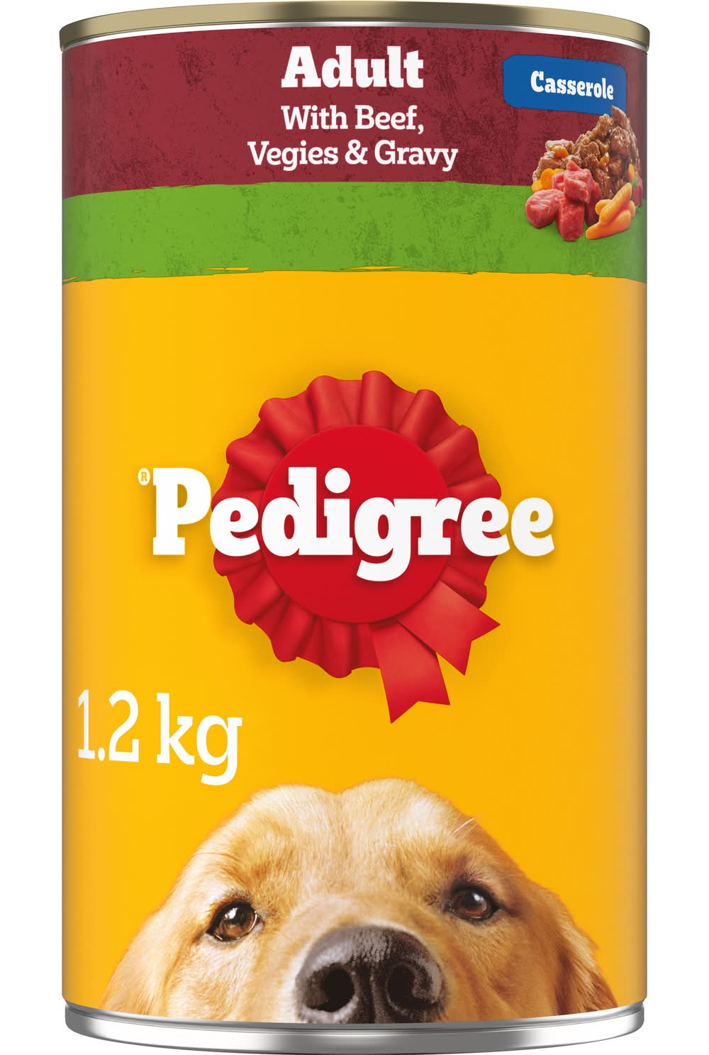 Pedigree Casserole With Beef Vegies & Gravy Adult Wet Dog Food (1.2kg)