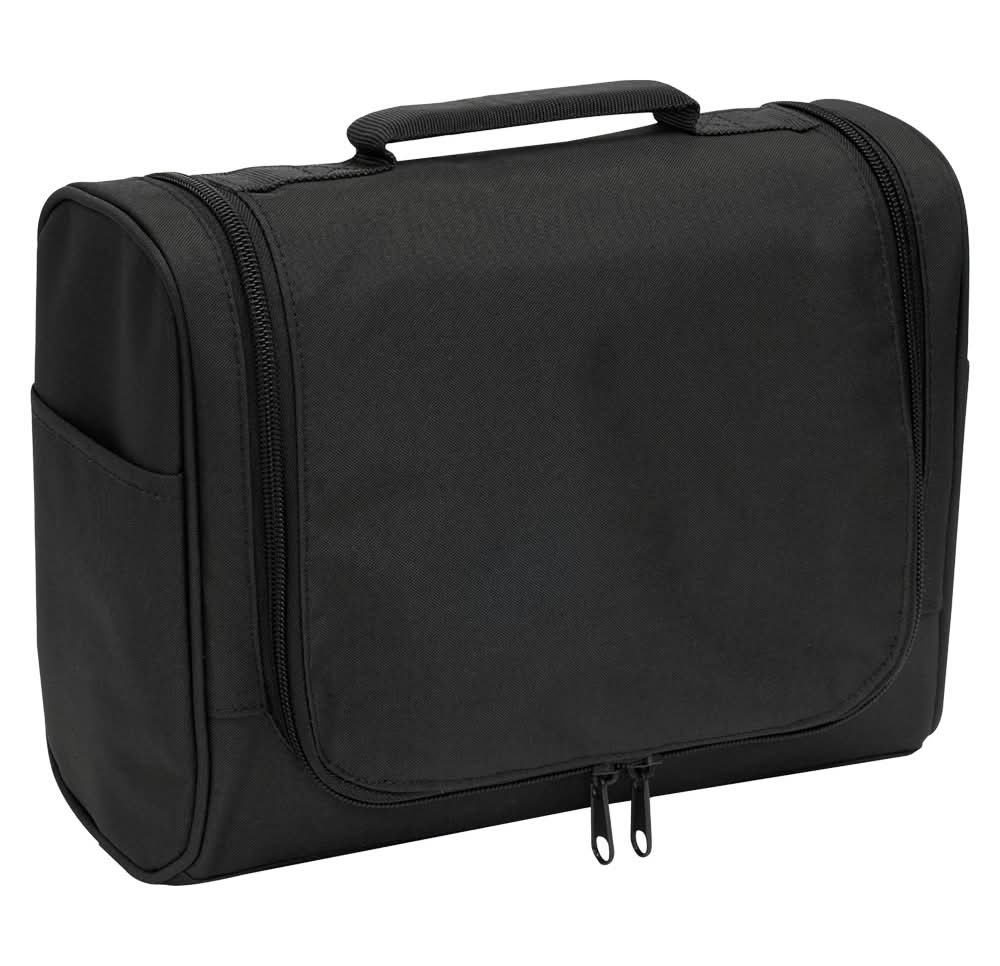 LIVE IN STYLE Black Hanging Toiletry Bag