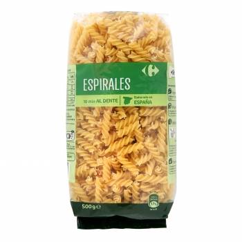 Espirales Carrefour 500 g.