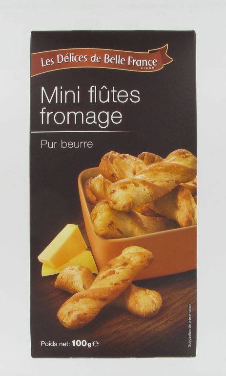 Les Délices de Belle France - Mini flûte feuilletés au fromage