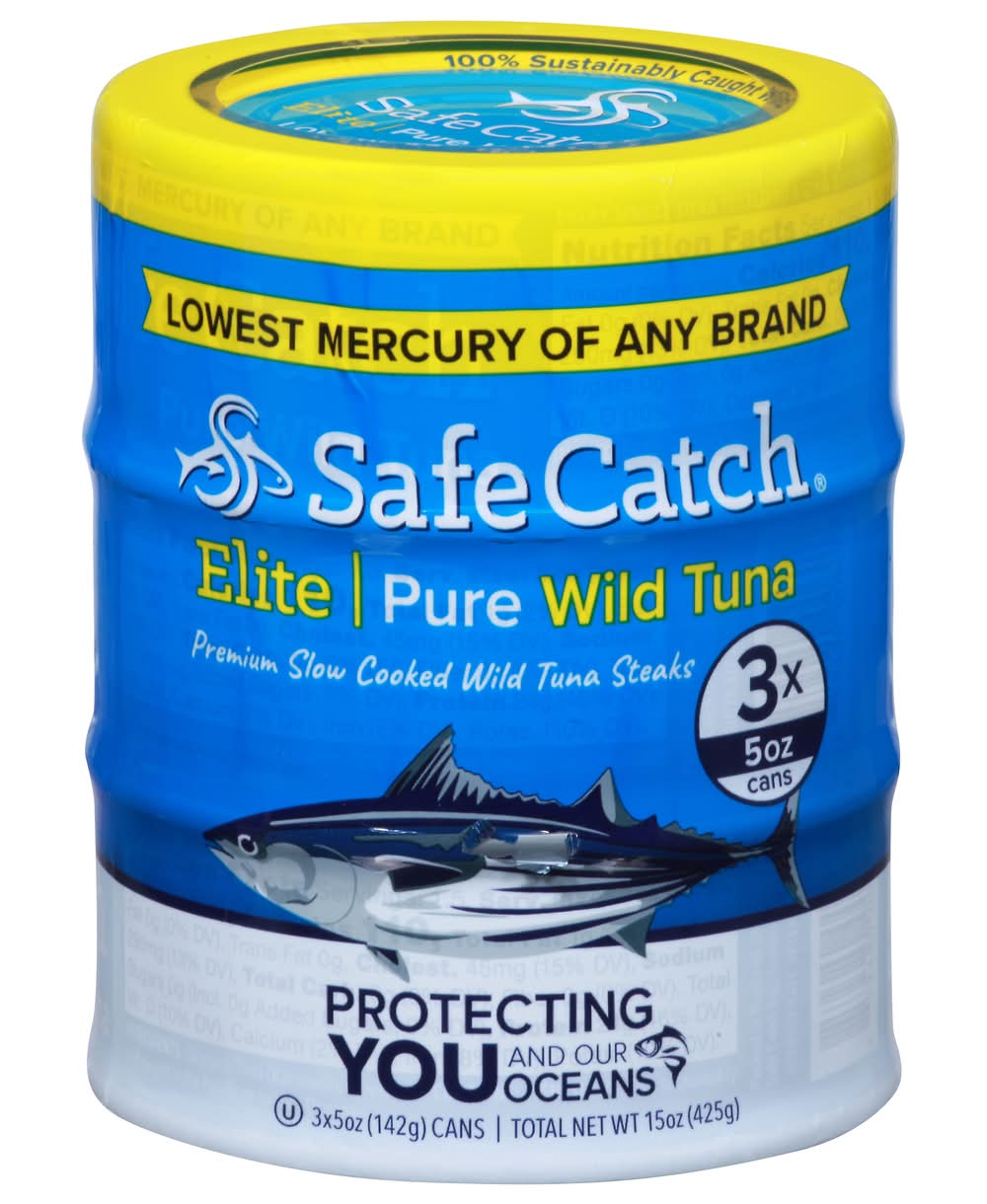 Safe Catch Elite Pure Wild Tuna (5 oz, 3 ct)