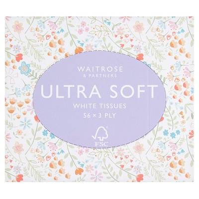 Waitrose & Partners Ultra Soft White Tissues