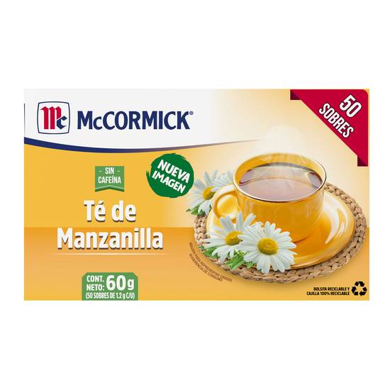 Mccormick té de manzanilla (caja 60 g)