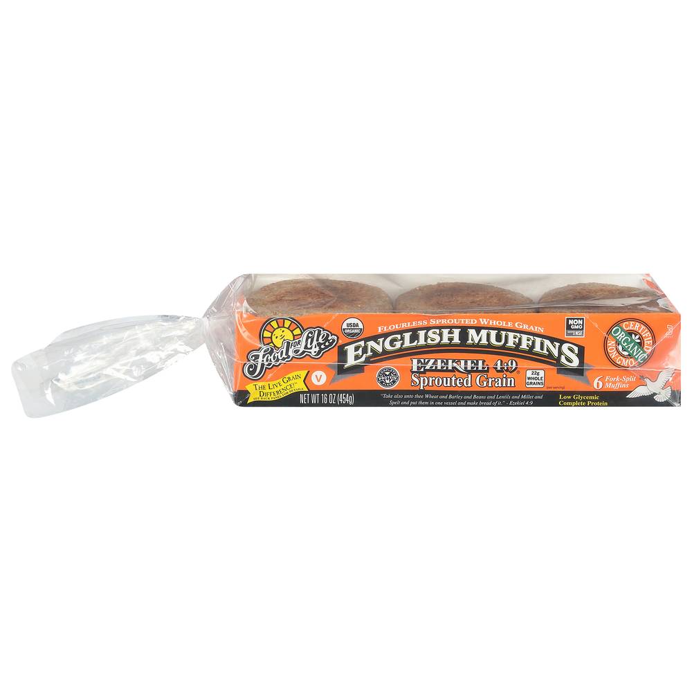 Food For Life Sprouted Grain English Muffins (16 oz, 6 ct)