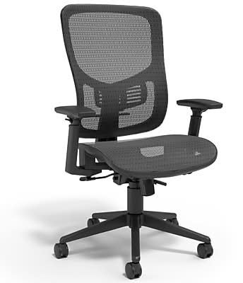 Staples Kroy Ergonomic Mesh Swivel Task Chair, Black (UN59456)
