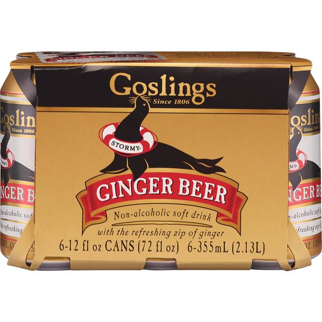Goslings Ginger Beer 6pk  cn