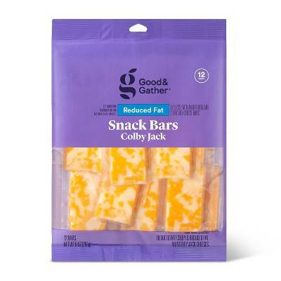 Good & Gather Reduced Fat Colby Jack Cheese Snack Bars (9 oz)
