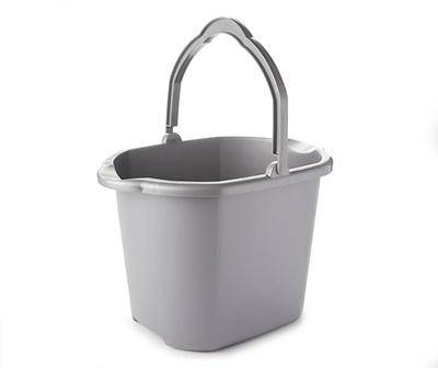 Sterilite Gray Dual Spout Bucket