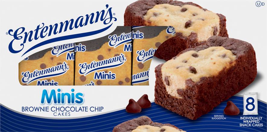 Entenmann's Minis Brownie Chocolate Chip Cakes (8 ct)