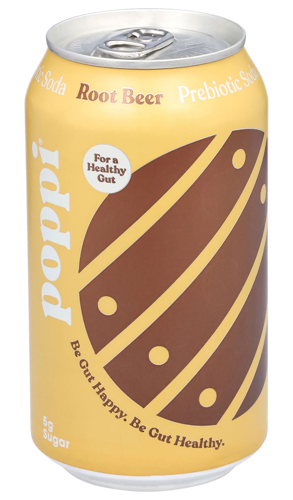 poppi Gluten Free Sparkling Prebiotic Soda, Root Beer (12 fl oz)