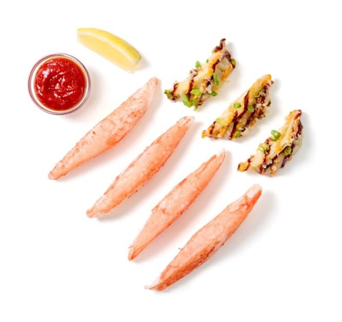 Chicken Loaded Dumpling and Snow Crab Legs