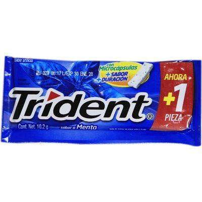 TRIDENT Chiclets Menta Timex 5S Disp