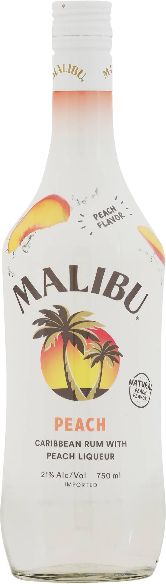 Malibu Peach Rum (750ml bottle)