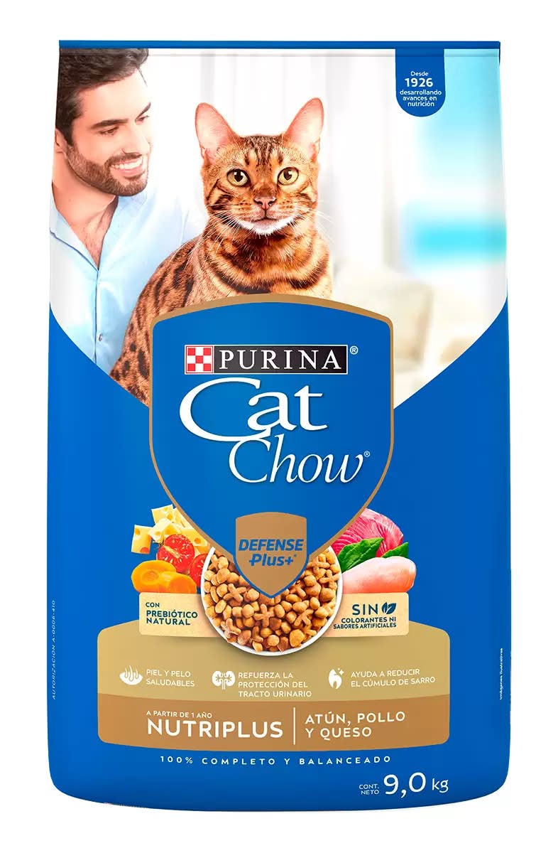 Cat Chow · Alimento para gato con carne, Adultos (85 g)