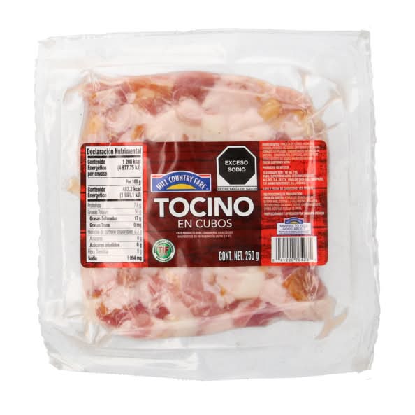 Hill Country Fare · Tocino en cubos (250 g)