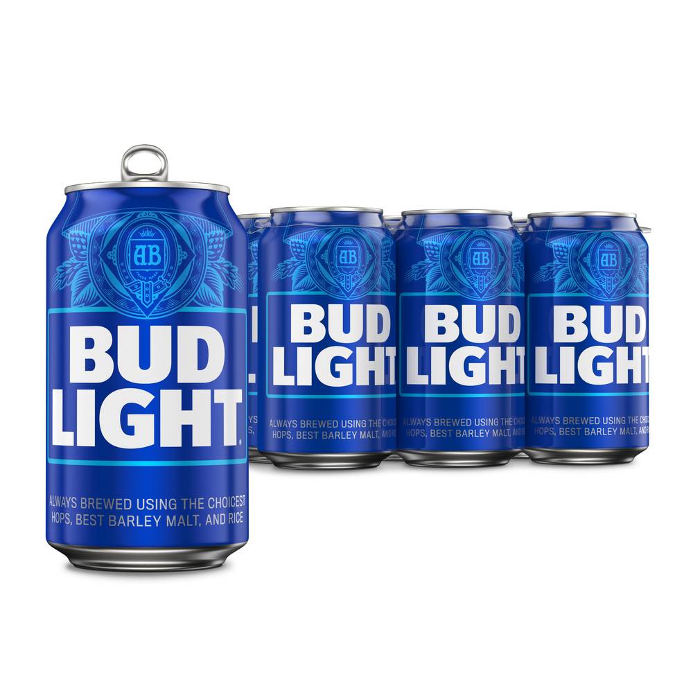 Bud Light Lager Beer (6 x 12.53 oz)