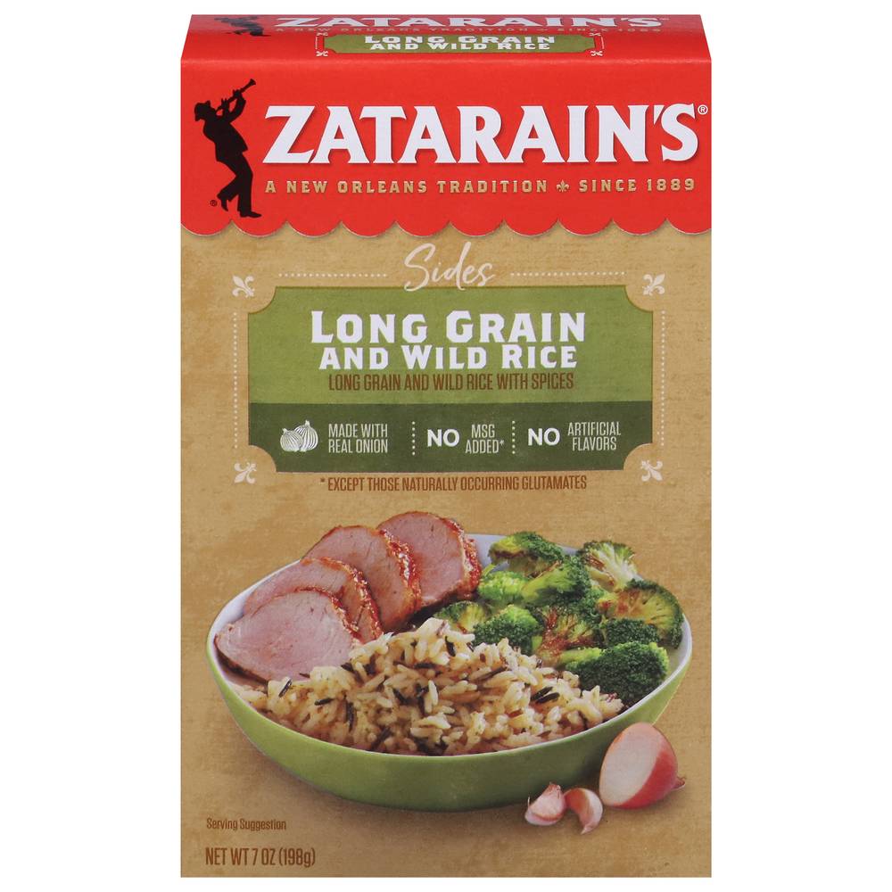 Zatarain's Sides Long Grain & Wild Rice With Spices (7 oz)