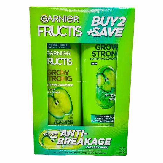 Garnier Fructis Active Fruit Protein Grow Strong Fortifying Shampoo & Conditioner