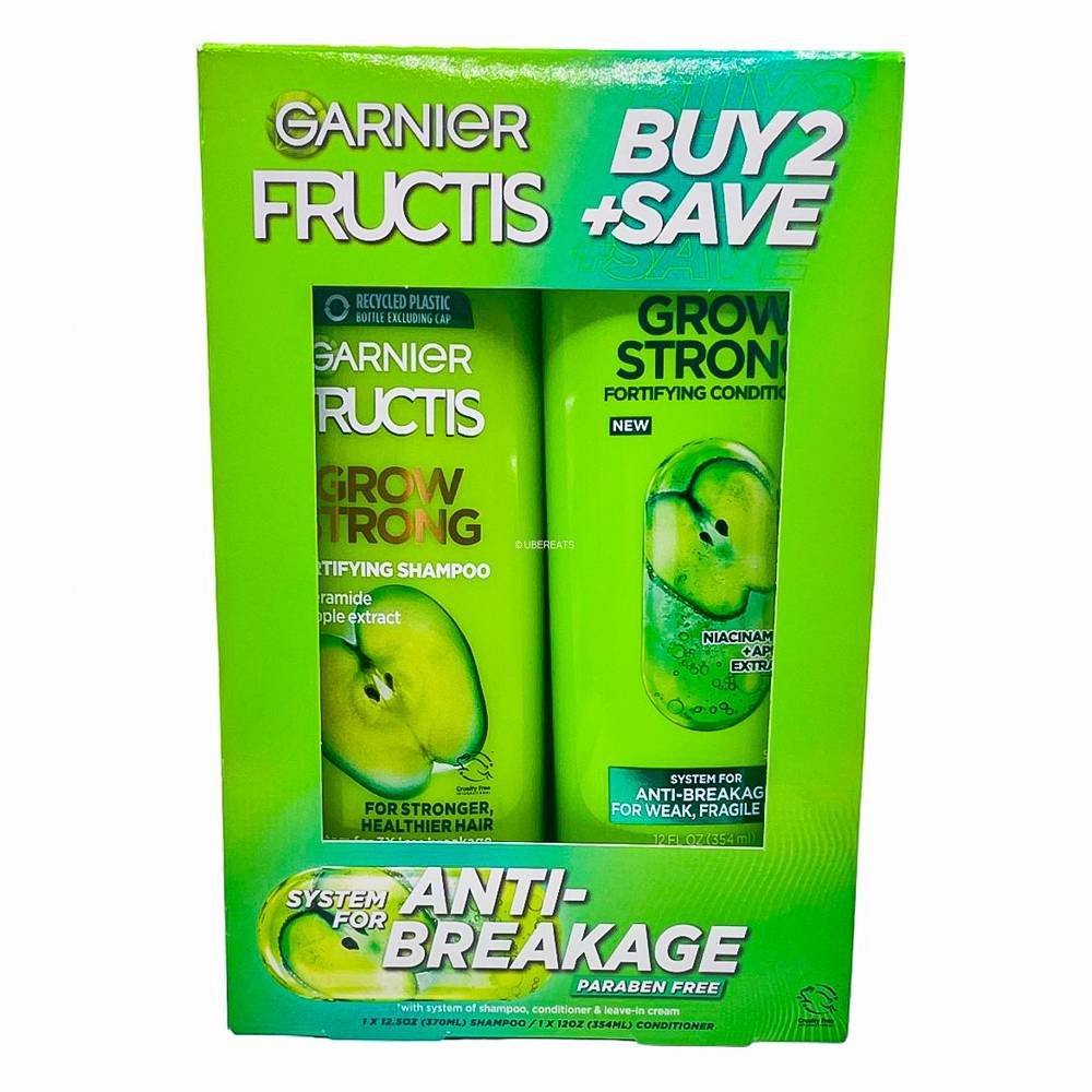 Garnier Fructis Active Fruit Protein Grow Strong Fortifying Shampoo & Conditioner (2 ct)