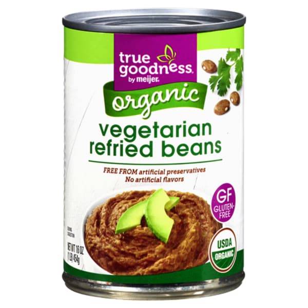 True Goodness Organic Vegetarian Refried Beans (16 oz)