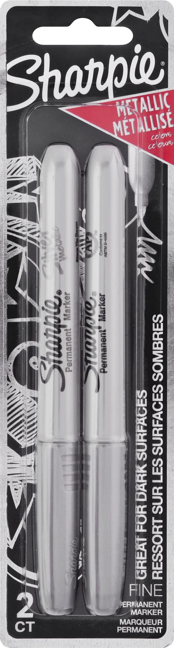 Sharpie Metallic Silver Permanent Marker (1.6 oz)