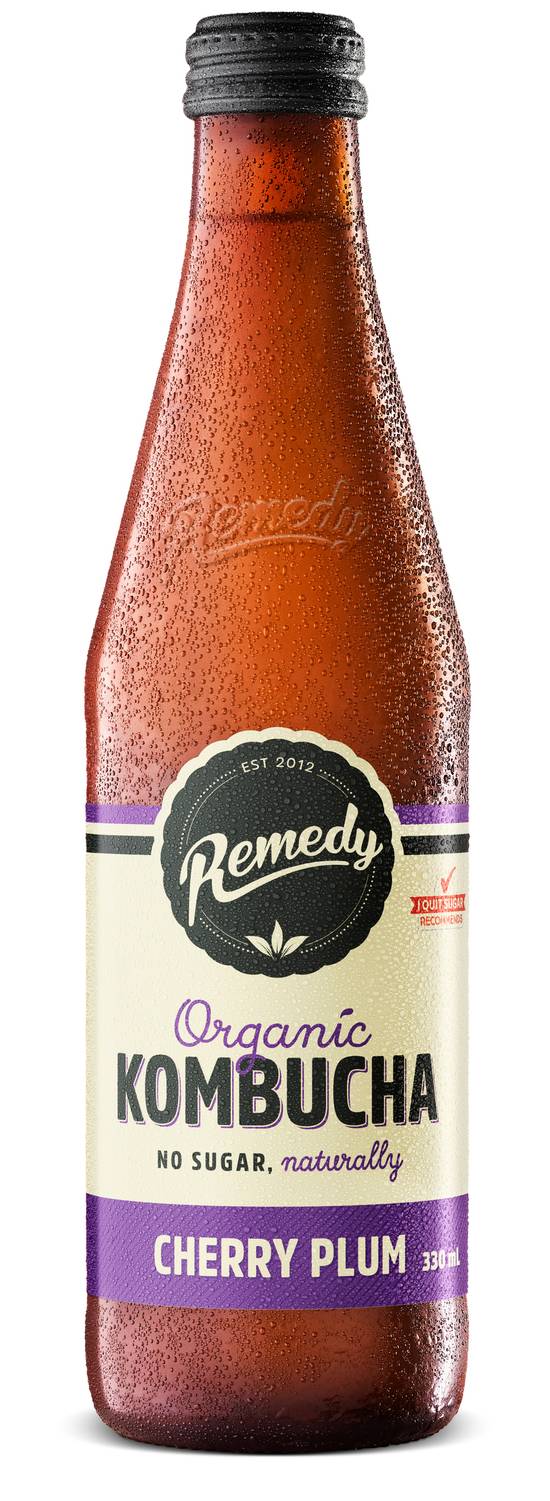 Remedy Kombucha Cherry Plum 330mL