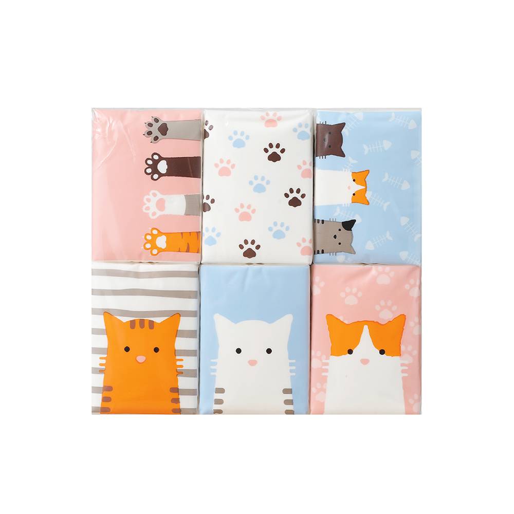 Miniso · Pañuelos desechables gatos (18 un)