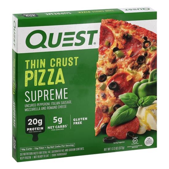 Quest Thin Flourless Crust Supreme Pizza (13.3 oz)