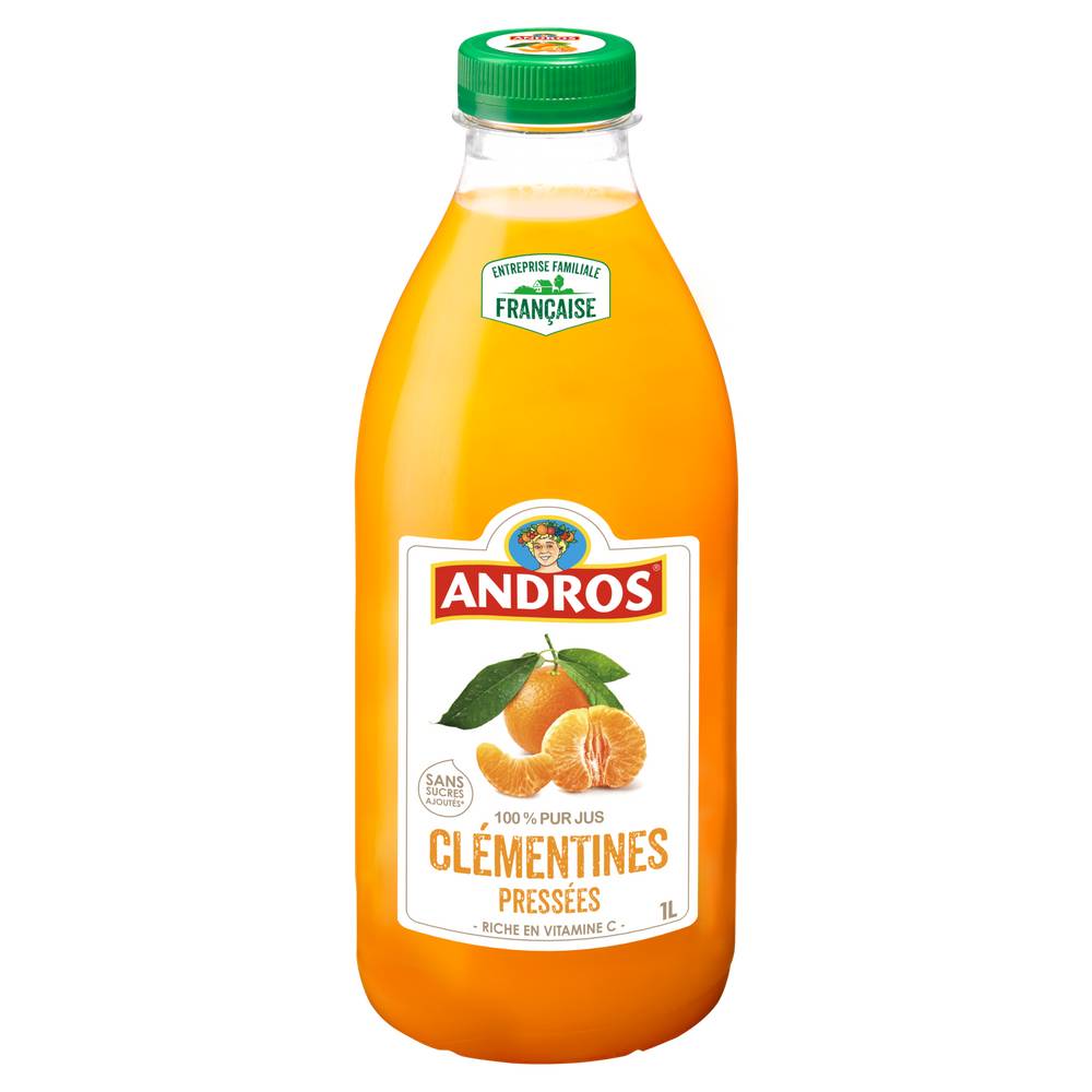 Andros - Jus de fruits, clémentine pressées (1L)