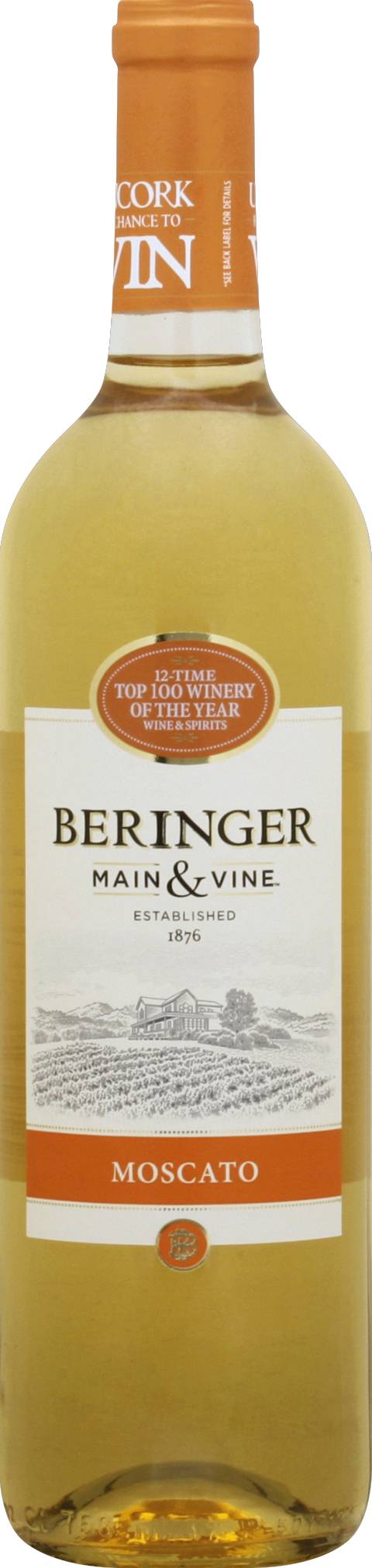 Beringer Main & Vine California Moscato Wine (750 ml)