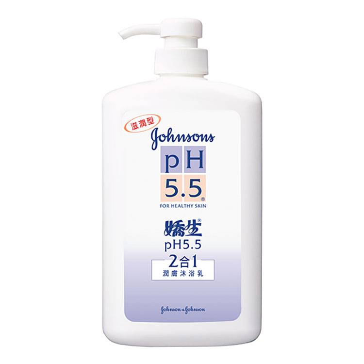 嬌生PH5.5二合一潤膚沐浴乳1000ml#481624