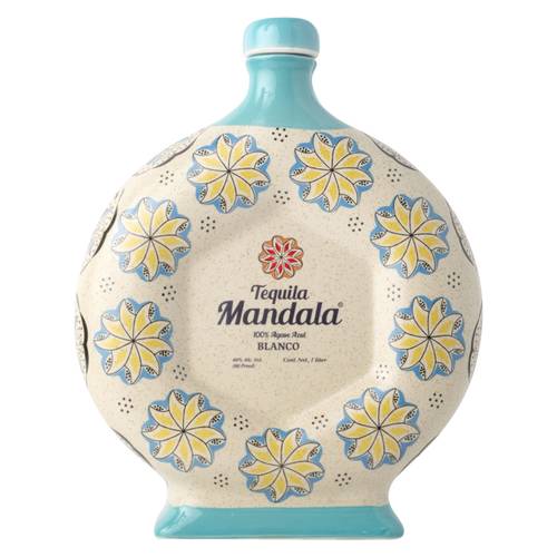 Tequila Mandala Ceramic Blanco (1L bottle)