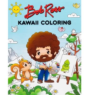 Bob Ross Kawaii Coloring - by Editors of Thunder Bay Press (Paperback)