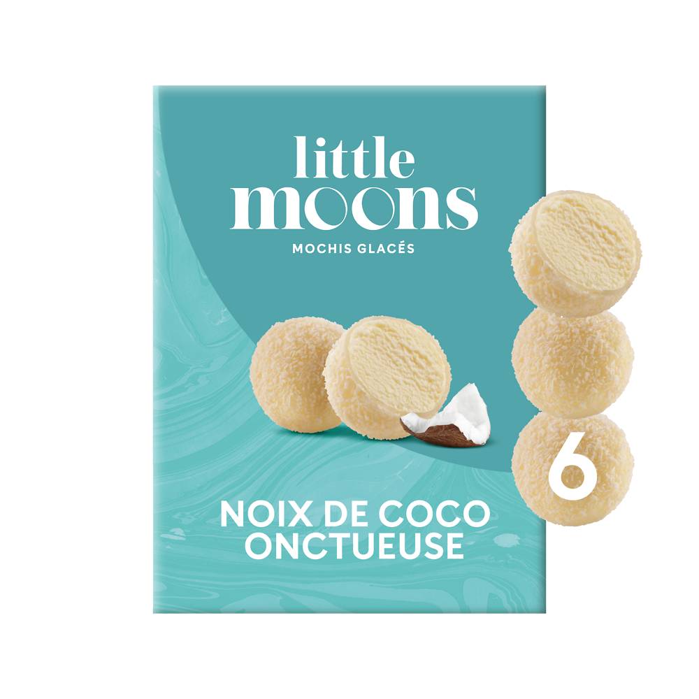 Little Moons - Mochis glace à la noix de coco (6 pièces)