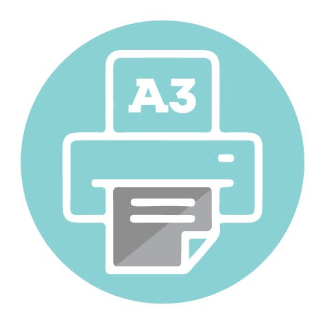Impressão A3 (P&B) 80gr