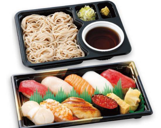 麺・握り寿司　1人前セット