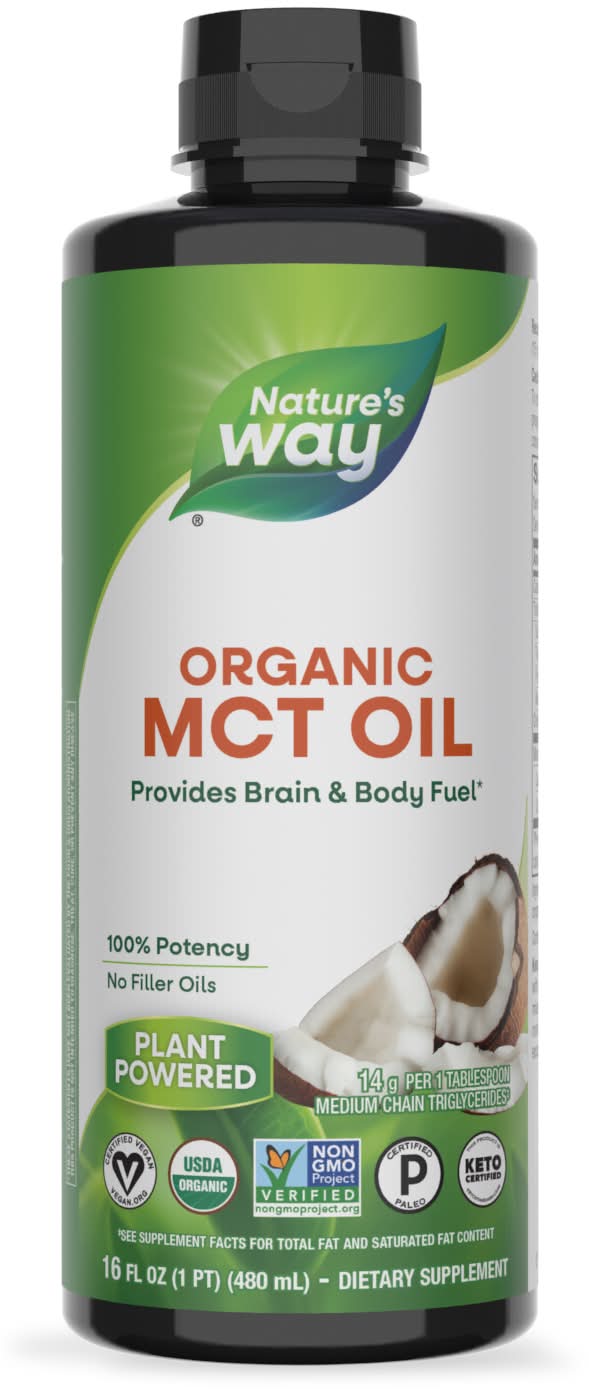 Nature's Way Brain & Body Fuel Organic Mct Oil (16 fl oz)