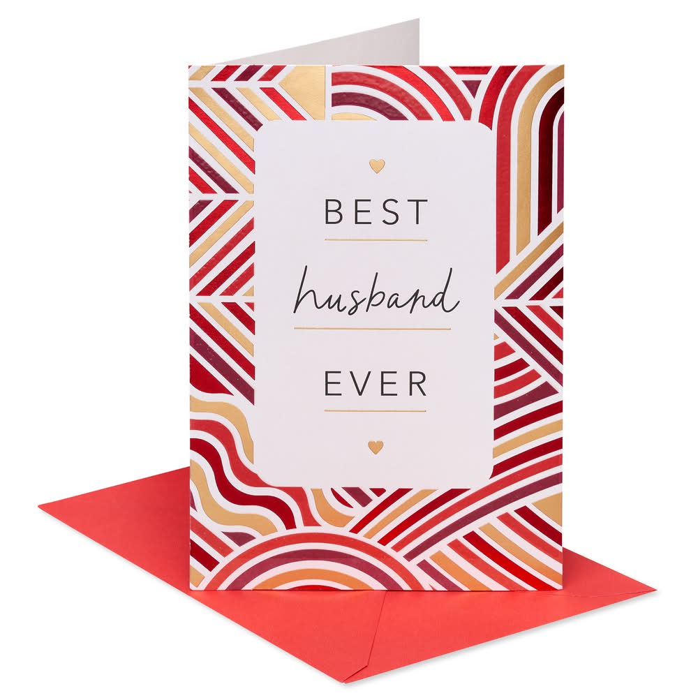 American Greetings Valentine's Day Best Husband Ever Card