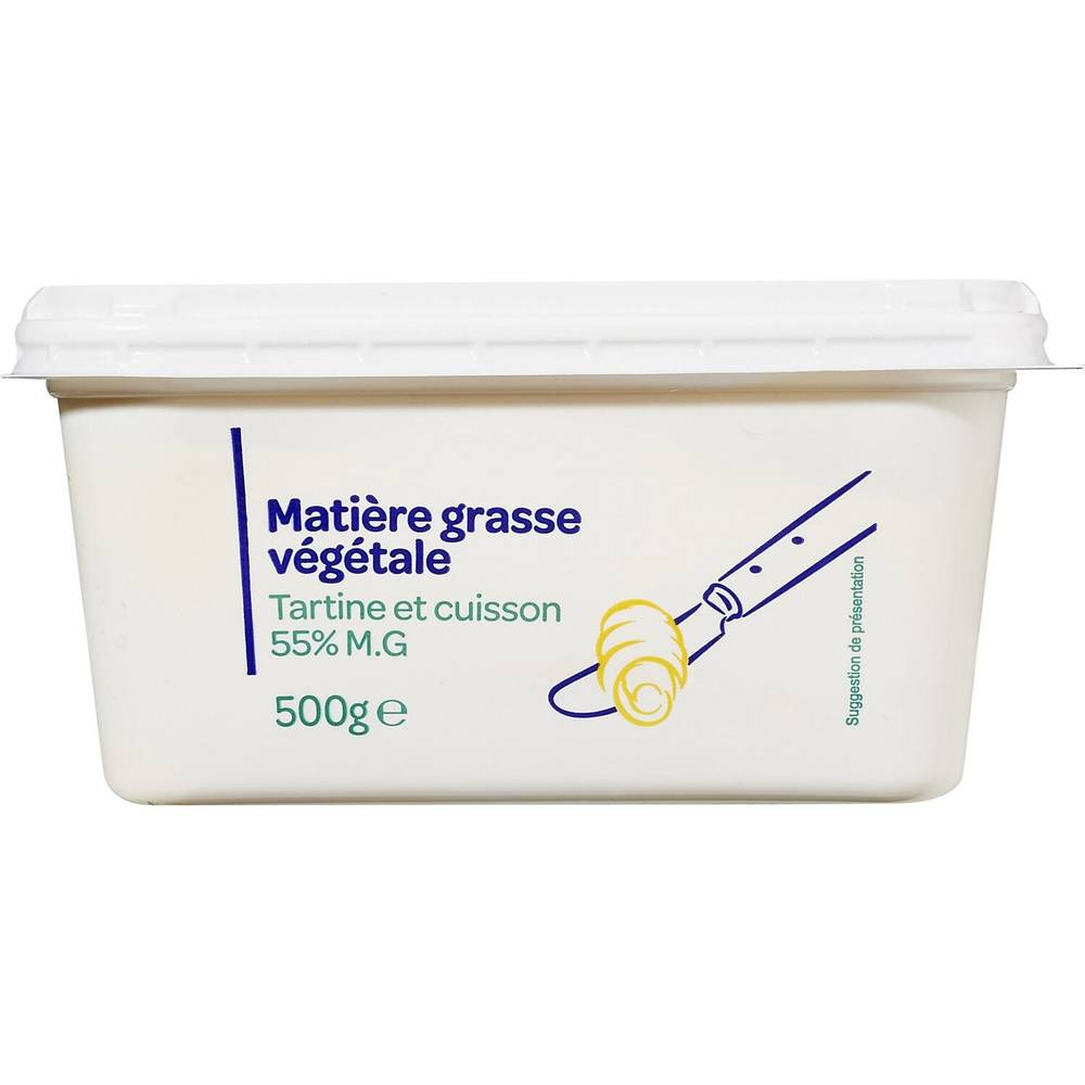 Carrefour discount - Margarine grasse végétale tartine et cuisson (500g)